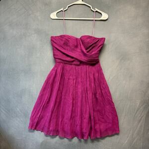 J. Crew 100% Silk Dress Layered Flowy Princess Soft Fairy Preppy Romantic